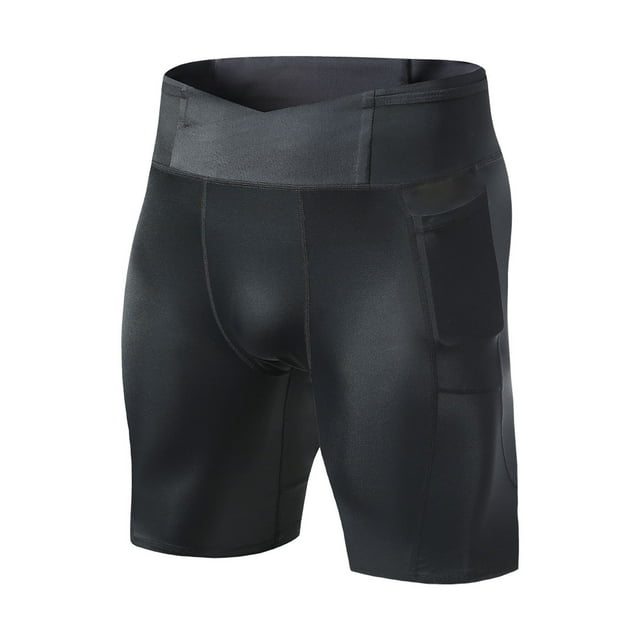 Running Shorts for Men, Breathable Polyester Mesh with Zipper Pocket and Drawstring Waist, Half-Length Athletic Short for Outdoor Sports and Daily Wear