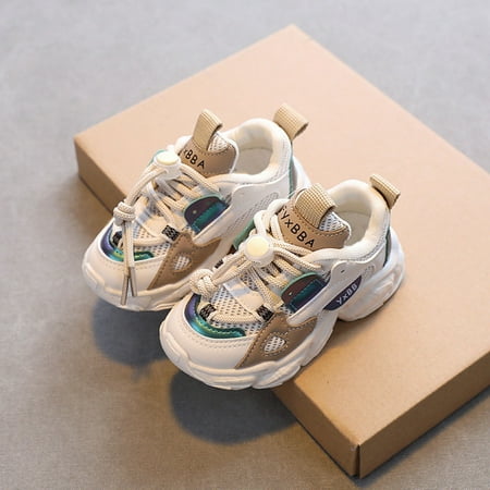 

Toddler Shoes Girls Sneakers Cotton Boys Sneakers Kid Shoes Toddler Tennis Shoes Boys Warm Toddler Sneakers Girls casual breathable sports shoes White 24