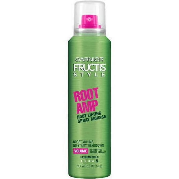 Garnier Fructis 24H Body and Volume Hair Styling Mousse, 5 oz