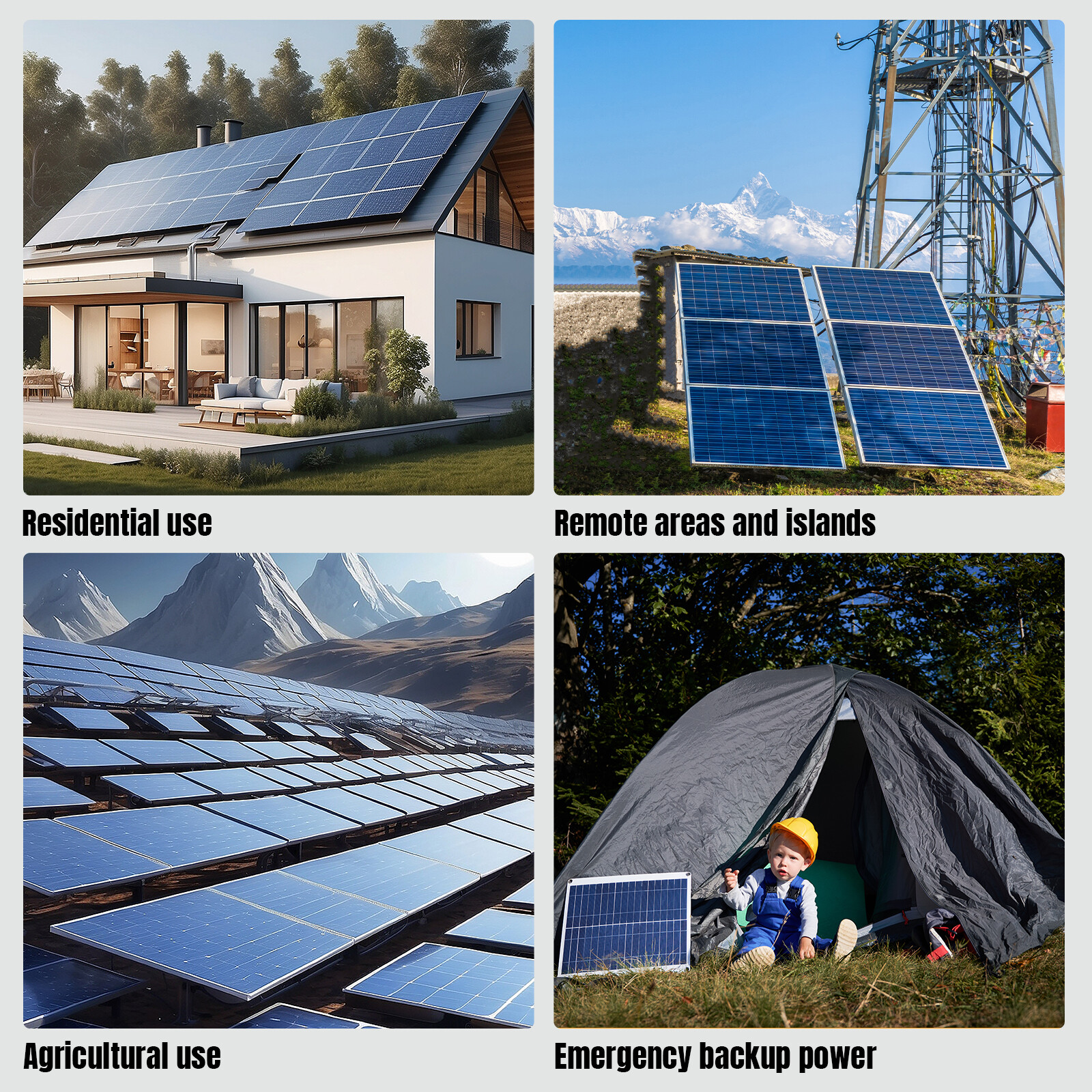 3KVA Hybrid Solar Inverter DC 24V to AC 110V Built-in 50A PWM Solar Controller