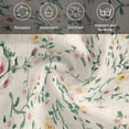 thumbnail image 6 of Spring Flowers Cloth Napkins, Yellow Pink Floral Leaves Vintage Country Plants Washable and Reusable Dinner Napkins Set of 8, Table Napkin for Kitchen Party Birthday Wedding Hotel 20"x20", 6 of 9