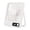 60#white, variant on Desktop Fan with Digital Display, Foldable USB Rechargeable Portable Fan, Quiet Brushless Motor Cooling Fan, 3 Speed Adjustable Airflow, Handheld and Desk Fan for Office Travel Home Dorm Use