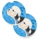 Ensemble de Sous-Verres de Voiture Porte-Gobelet Dinmont Terrier Bleu – image 1 sur 1