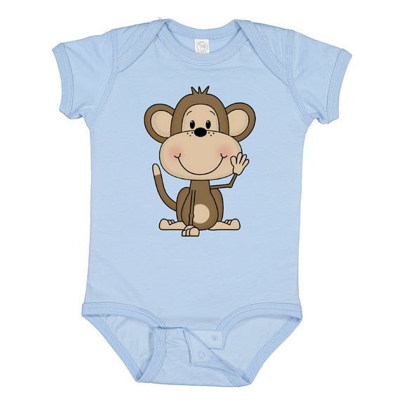 Inktastic Monkey Boys or Girls Baby Bodysuit
