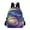 Abstract Swirling Galaxy, variant on JIALIOU Mini Backpack Purse for Women Quilted Casual Daypack Small Travel Shoulder Bag, Cherry Blossoms and Cute Cats