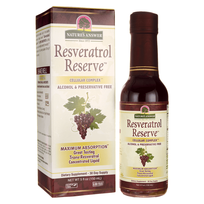 Nature's Answer Resveratrol Reserve Alcohol Free 5 fl oz