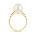 thumbnail image 2 of ANGARA Solitaire Freshwater Cultured Pearl Dome Ring in 14K Yellow Gold for Women | June Birthstone, Birthday, Anniversary, Jewelry Gift for Women | Pearl Ring, 2 of 10