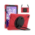 thumbnail image 1 of Lenovo Tab M10 Plus Case 10.6 inch 2020 3rd Gen Mdoel TB-125F TB-128F Shockproof Heavy Duty Rugged Protective Cover with Stand / Hand & Shoulder Strap / Pencil Holder, 1 of 7