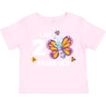 thumbnail image 3 of Inktastic I Am 2 Years Old Cute Smiling Butterfly with Flowers Girls Toddler T-Shirt, 3 of 5