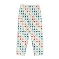 thumbnail image 5 of Naloa Colorful Geometric Print Women’s Ultra-Soft Comfy Pajama Lounge Pants with Pockets & Drawstring, 5 of 8