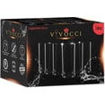 thumbnail image 5 of Vivocci Unbreakable Tritan Plastic Water Drinking Glasses 16 oz | Ideal for Juice Beverages & Cocktails | Shatterproof Barware | Highball Tall Clear Cup Tumblers | Dishwasher Safe Drinkware | Set of 6, 5 of 8
