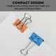 thumbnail image 1 of 40 piezas/caja de clips de metal para encuadernación de papel con forma de cara sonriente y bonitos colores creativos para oficina y escuela, 1 of 12