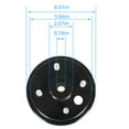 thumbnail image 2 of PET-U Rear Wheel Brake Drum Hub for Ezgo TXT Golf Cart W/ Small Spline 19186-G1P, 2 of 6