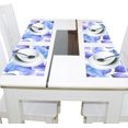 thumbnail image 4 of Ryvnso Placemats Set of 4 Watercolor Leaf Dining Mats Heat-Resistant Non-Slip Washable Table Mat, 4 of 8