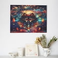 thumbnail image 6 of Logiee Mystic Wolf Dreamcatcher Print Canvas Wall Art,Canvas Picture Prints with Frame, Wall Art Decorative,Canvas Decorative,Suitable for Living Room Bedroom Office Room 30x40, 6 of 6