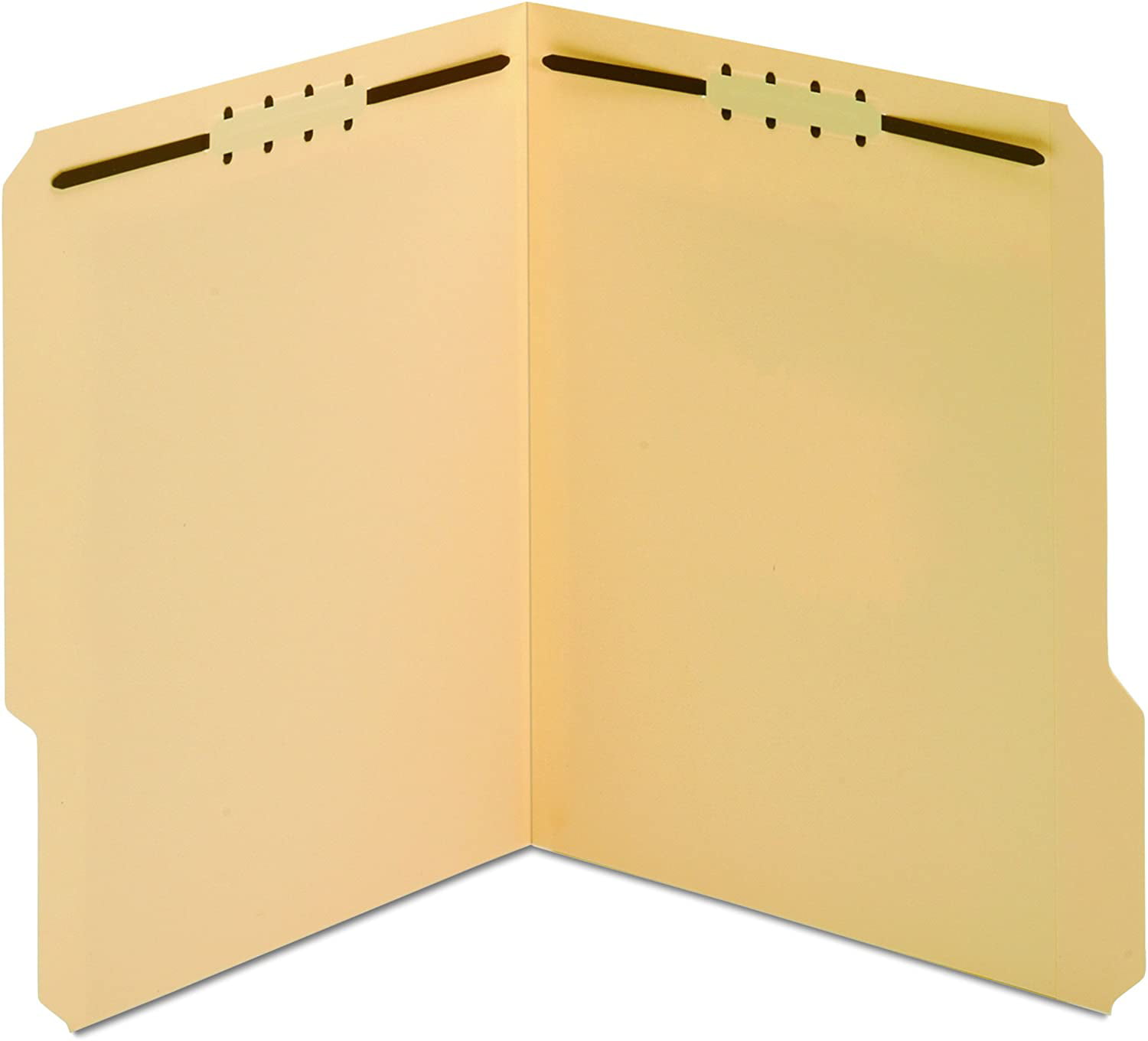 45640GW Globe Weis Colored Reinforced End Tab Folders with Faster 