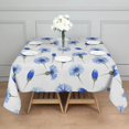 thumbnail image 3 of Pioneer Flower Floral Print Pattern Square Tablecloth, Waterproof Wipeable Spillproof Washable Table Cover for Home Kitchen Party Decor, 42"x42", 3 of 6