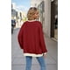 thumbnail image 5 of Camisetas de Larga para Mujer Color Vino Tinto L, 5 of 7