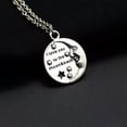 thumbnail image 3 of HOOUN I LOVE YOU TO THE MOON AND BACK' ENGRAVED SILVER PENDANT NECKLACE LOVER GIFT NEW-1, 3 of 4