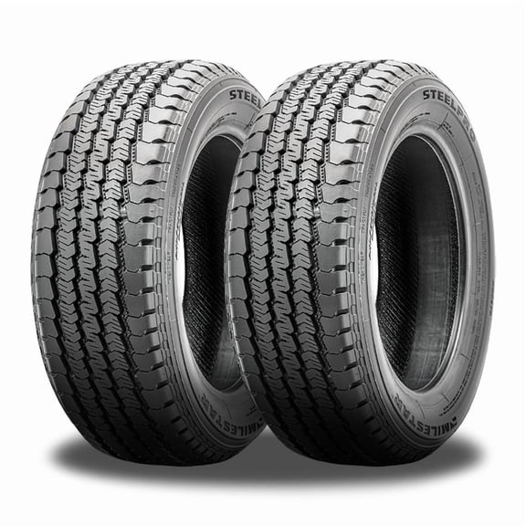 2 Milestar STEELPRO MS597S 185/60R15C 94/92S Commerical Van Fleet 6 PLY Tires 23616001 / 185/60/15 / 1856015
