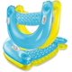 thumbnail image 1 of Inflatable Chair Floats with Cup Holders [Set of 4] Sit 'N Float Inflatable Colorful Floating Loungers, Sitting Pool Floats come in 2 Fun Colors; Blue, 1 of 5
