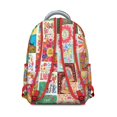 thumbnail image 3 of "Ethnic Boho Backpack for Women - Spacious College Bookbag with 17” Laptop Sleeve, Stylish Tribal Print for Dorm, Library & Everyday Use", 3 of 6