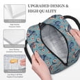 thumbnail image 3 of Easygdp Underwater Animals and Flowers Bolsa de Almuerzo Insulada Grande, Forro de Aluminio, Diseño Espacioso, a Prueba de Fugas, Ideal para Trabajo, Picnics, Viajes y Actividades al Aire Libre, 3 of 6