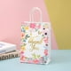 thumbnail image 5 of Zhuge 12 bolsas de regalo de papel kraft con asas, bolsas de flores de agradecimiento con papel de seda, bolsas de regalo de papel kraft (E), 5 of 5
