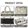 thumbnail image 4 of Large Capacity Tote Bag,Labrador Dog and Flower Floral Handbag Fashion Luxury Tote Bag,15.7"x13"x 5.1" Inches,Laptop Compatible, 4 of 6