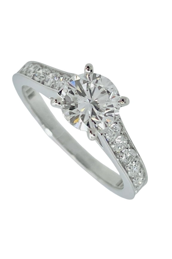 Pre-Owned Cartier 1895 Solitaire Ring, Diamond 0.91ct, Size 51, Platinum 950, 3.9g, H VS1...
