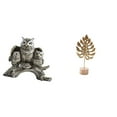 thumbnail image 1 of Figura de hoja, adorno moderno de mesa con forma de animal, escultura de metal, estatua abstracta creativa para decoración de sala de estar, oficina o, 1 of 8
