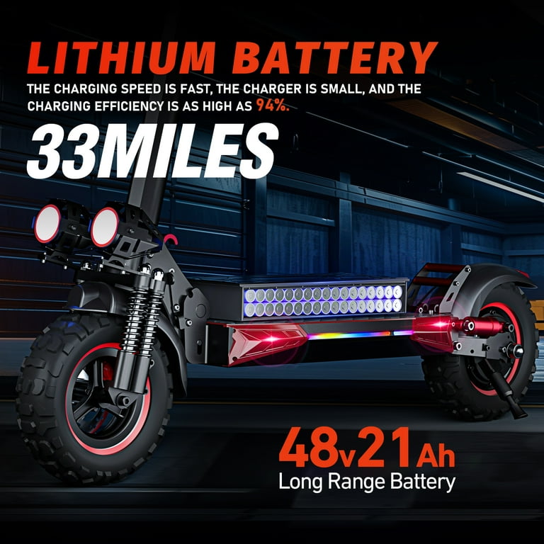 J11-Plus Electric Scooter for Adults , 48V 21AH,1200W Motor, Max