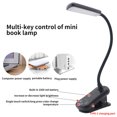 thumbnail image 5 of JLFNYA Small Reading Light, Book Lights for Reading at Night, Rechargeable Book Light for Reading in Bed, Lightweight Flexible Clip on Reading Lights for Books, Clip on Lamp, Clip-on Book Lights, 5 of 8