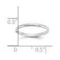 thumbnail image 2 of Auriga Fine Jewelry 10K White Gold Polished Ring for Women Size 3, 2 of 5