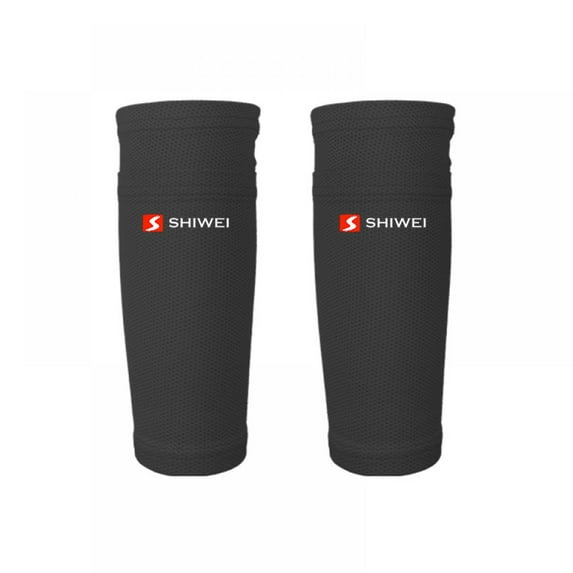 Leg Shin Protector Support Compression Calf Sleeves with Pocket Can Holding Shin Pads, Shin Guard Sleeve without pads