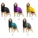 thumbnail image 2 of Greeniant Albornoz para perro hecho de algodón, toalla, chaleco para mascota no tóxico e inodoro, abrigo, ropa para perro, agradable a la piel Ropa para mascotas Púrpura METRO, 2 of 6