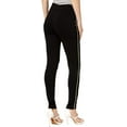 thumbnail image 2 of allbrand365 designer INC International Concepts Womens Curvy Satin Contrast Skinny Pants, 2 of 2