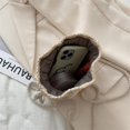thumbnail image 2 of Bolso Tejido de Paja Lindo Ins Mensajero de Un Hombro Blanco, 2 of 5