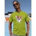 thumbnail image 2 of Corgi Peaking Out T-Shirt Men -Image by Shutterstock, Male x-Large, 2 of 4