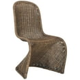 thumbnail image 3 of SAFAVIEH Tana Wicker Side Chair Brown / Multi, 3 of 8