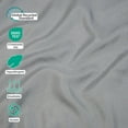 thumbnail image 4 of Bulk Flat Sheets Only Full Size 6 Pack, Easy Sort Top Bed Sheet by Color-Coded Label, Soft Durable Brushed Microfiber Fabric Hotel Airb&bs Essentials for Hosts, 81"x96", Light Gray, 4 of 7