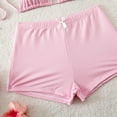 thumbnail image 5 of Two Piece Swimsuit, 2 Piece Swimsuit for Women, Two Piece Swimsuit for Women, Women's Gingham Plaid Swimsuits Bow Triangle Halter Shorts Bottoms Bikini Sets Bathing Suit, Light pink S, 5 of 8
