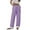 Purple, variant on IWRICH Women's Sherpa Fleece Lined Pants Quilted Wide Leg Pants Winter Warm Long Pants with Pockets Purple XL