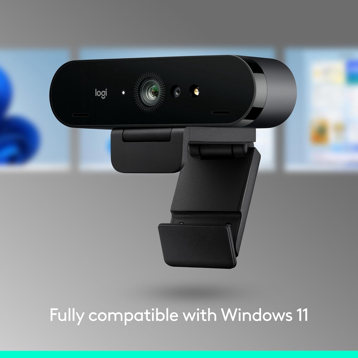 Restored Refurbished Brio 4K webcam with HDR and noise mics - Graphite (Refurbished)
