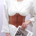 thumbnail image 3 of Blusa renacentista para mujer, top con corsé, cintura medieval, victoriana, hombros descubiertos, camisa de manga larga, disfraces de pirata para Cosplay y Halloween, 3 of 5