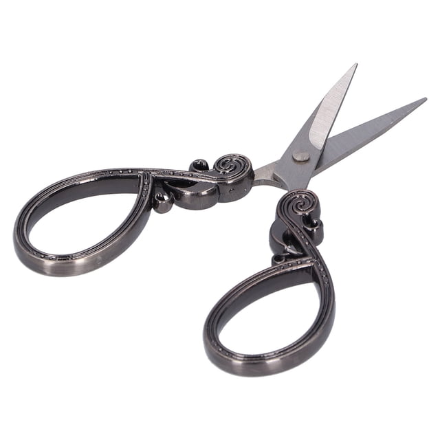 Small Scissors, Scissors Retro Scissors For Embroidery For Sewing For DIY Antique Copper,Silver Gray,Bronze