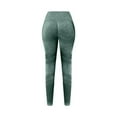 thumbnail image 4 of Arlun Cellulite Leggings Womens Lifting Tummy Control Resistance Band Leggings Soft Comfortable Breathable 3D Compression Legging Dark Green M, 4 of 5