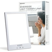 Merkury Innovations Energize Light Therapy Lamp - Improve Sleep - Boost Mood - Increase Energy - Enhance Focus - 100% UV Free - Balance Your Circadian Rhythm