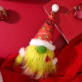 thumbnail image 5 of Muñeca de peluche sin rostro con sombrero largo, figura navideña para escritorio, Navidad, 5 of 5