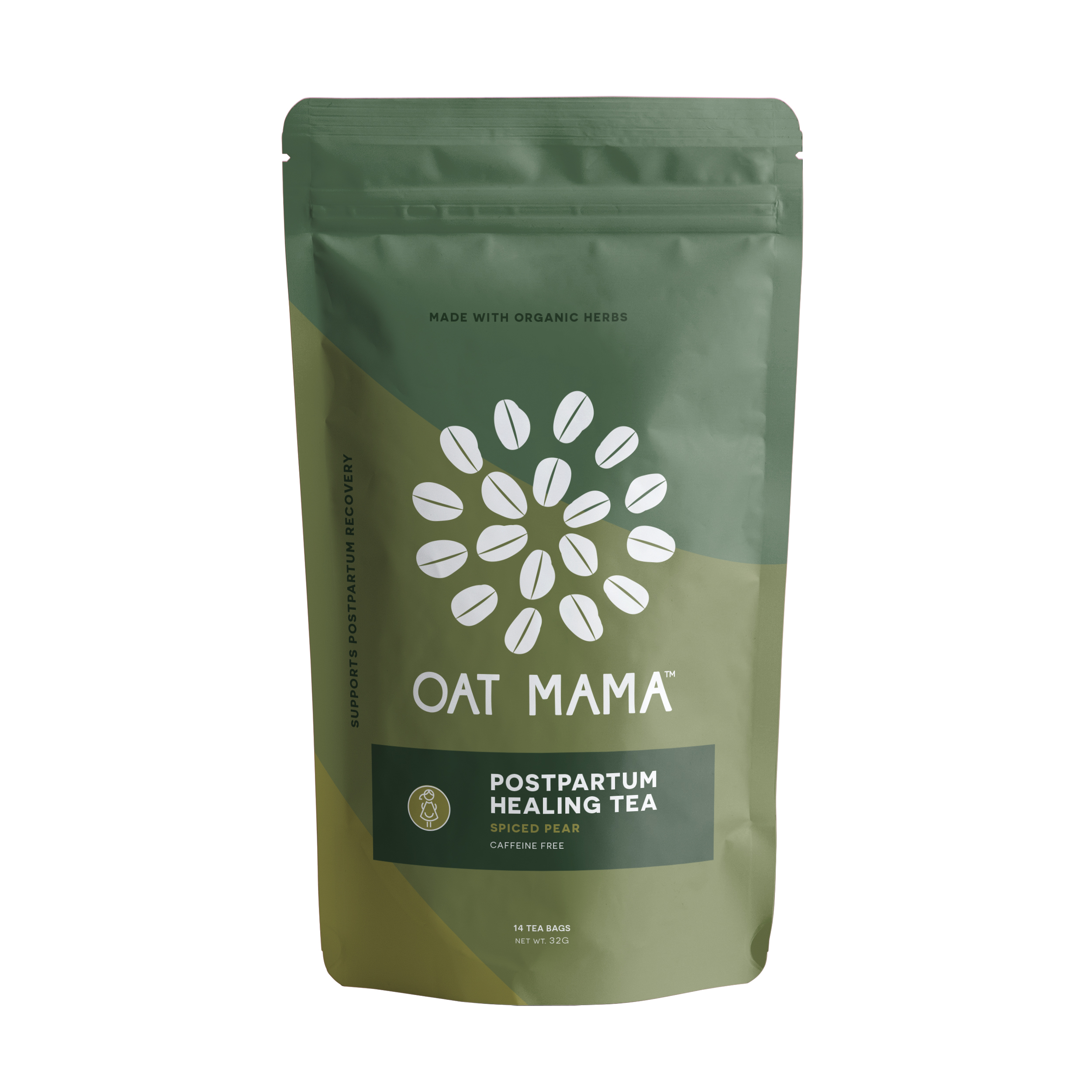 Oat Mama Postpartum Healing Tea, Organic Herbs for Postpartum Recovery